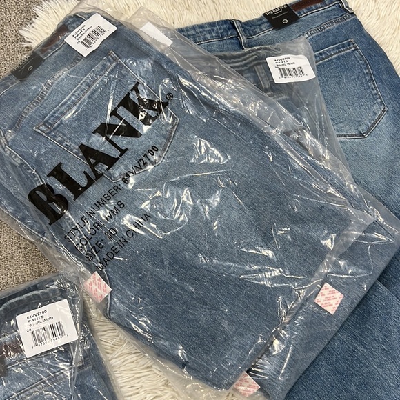 Blank NYC The Baxter, Ribcage Straight Leg, NWT whirl wind pants - Picture 10 of 12